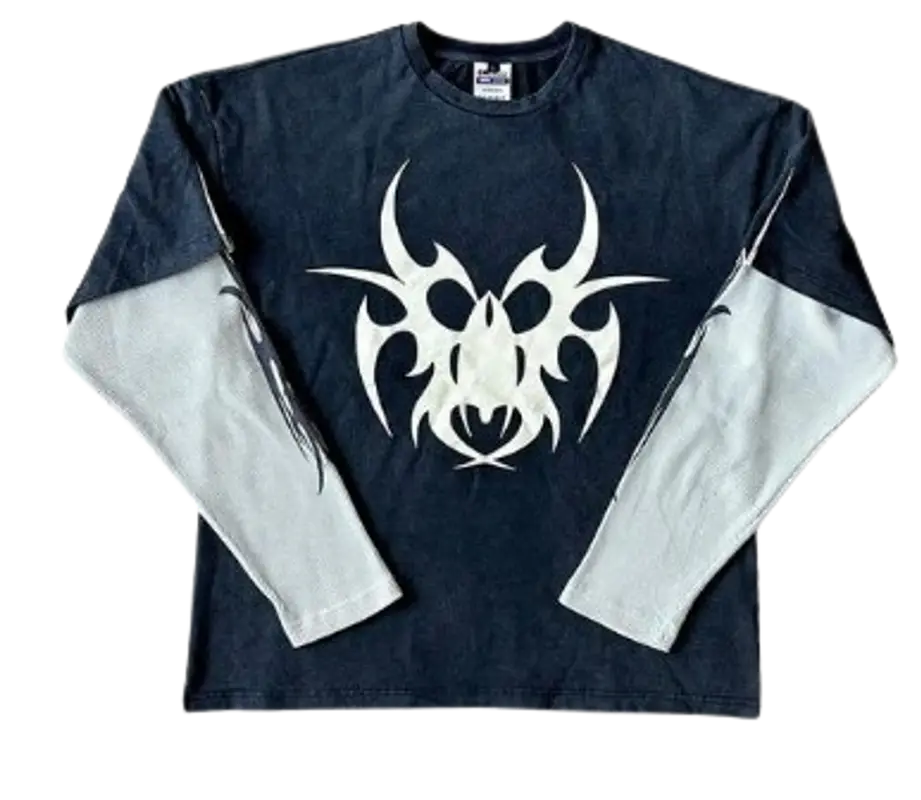 Chew Forever Black White Logo Long Sleeve Chew Forever Black White Logo Long Sleeve