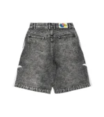 Studded Patch Shorts