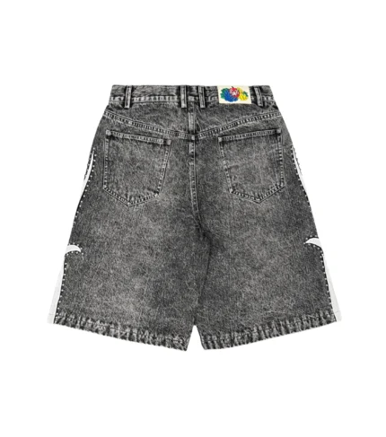 Studded Patch Shorts