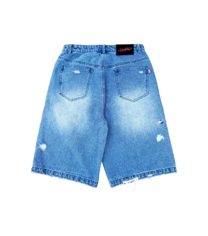 Chew Forever Denim Tribal Printed Shorts
