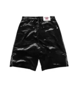 Chew Forever Studded Black Reptilian Shorts