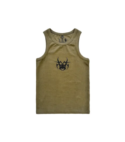 Chew Forever Roach Tank Top Olive