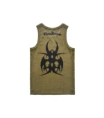 Chew Forever Roach Tank Top Olive