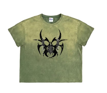 NeoStudded Tee Olive