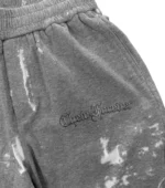 Chew Forever Earth Angel Eroded 3/4 Sweat Shorts Grey