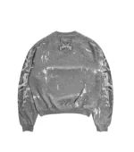 Chew Forever Earth Angel Eroded Crewneck Grey