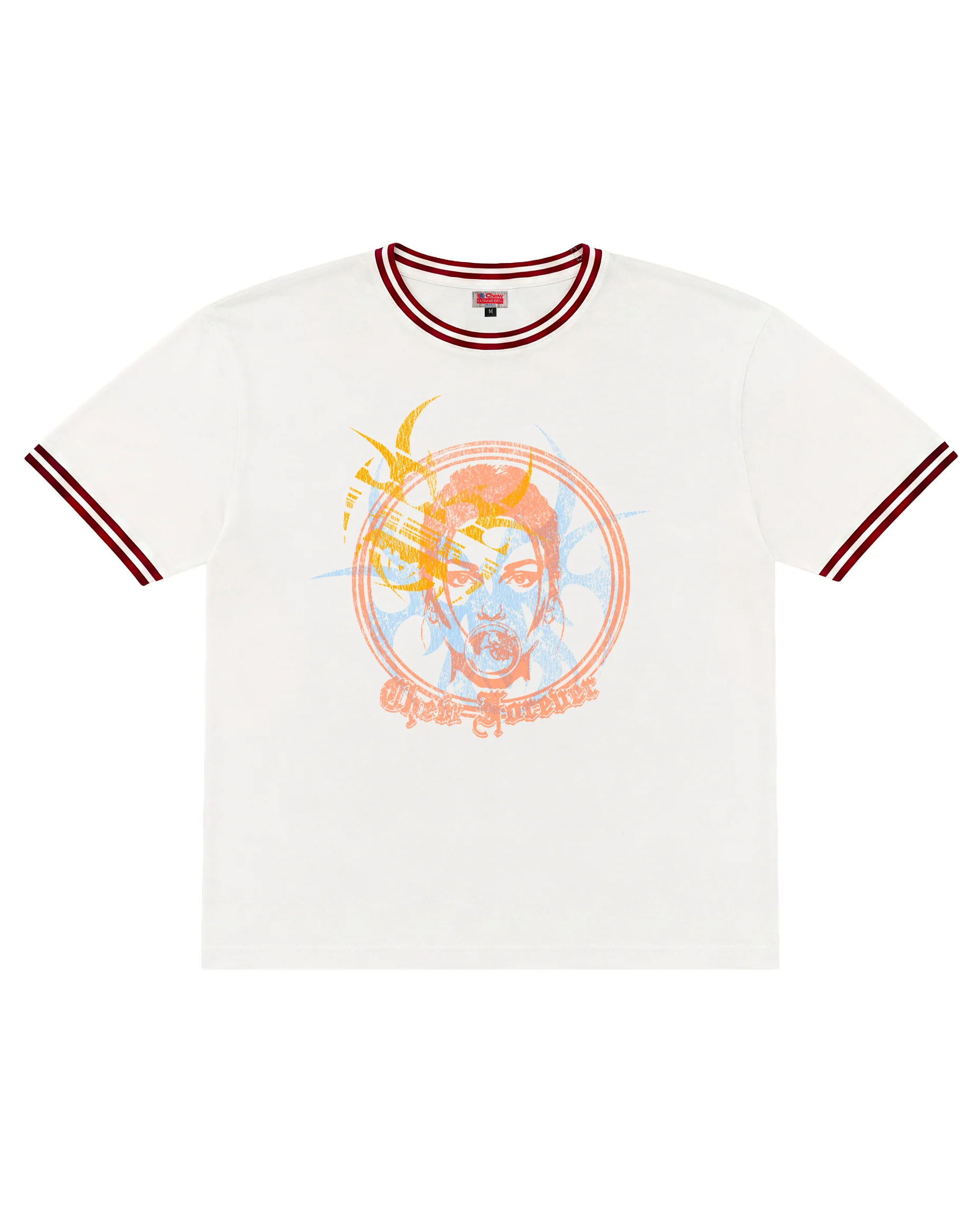 Cherry Reversible Ringer T-Shirt Cherry Reversible Ringer T-Shirt