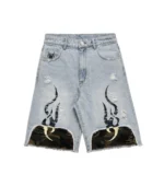 Layered Jean Short