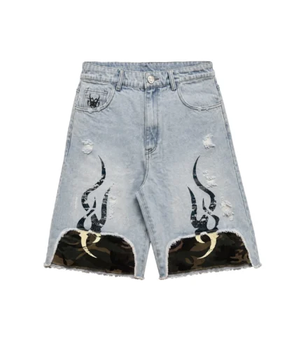 Layered Jean Short