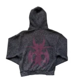 Chew Forever Roach Red Zip-Up Sweater