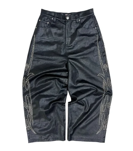 chew forever Studded Reptilian Pants
